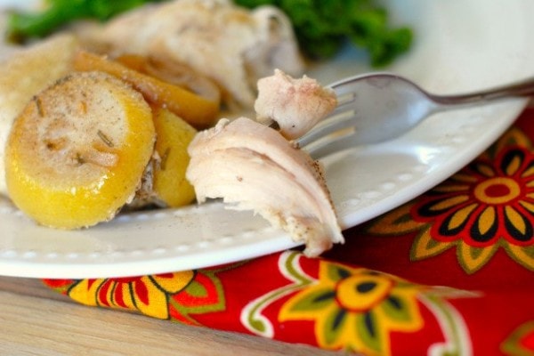 Slow Cooker Lemon Pepper Chicken