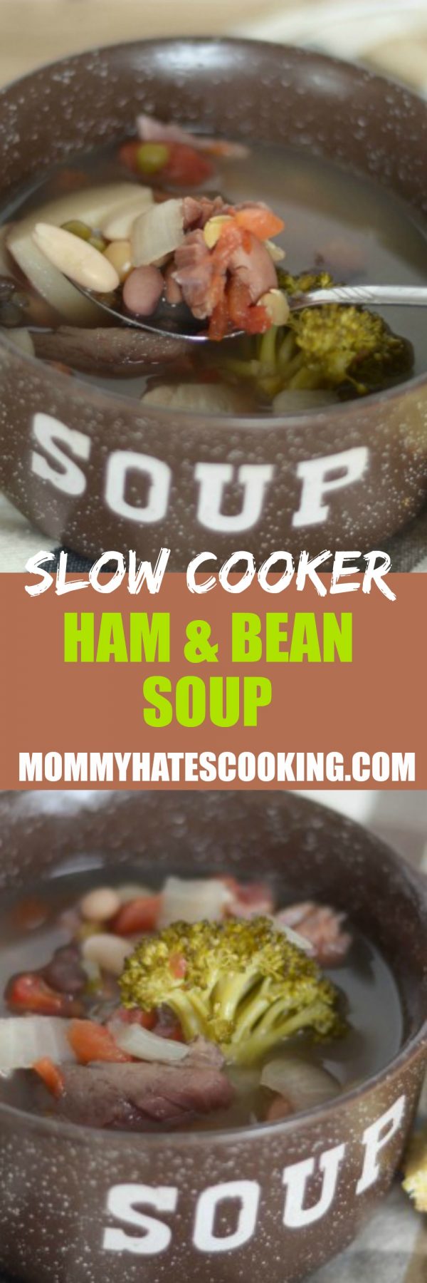 Slow Cooker Ham and Bean Soup