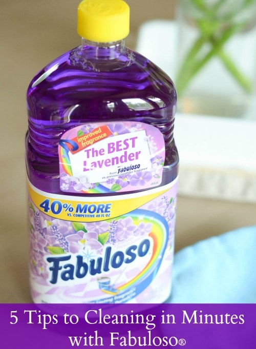 5 Tips to Cleaning in Minutes with Fabuloso® #MiFabuloso #ad 