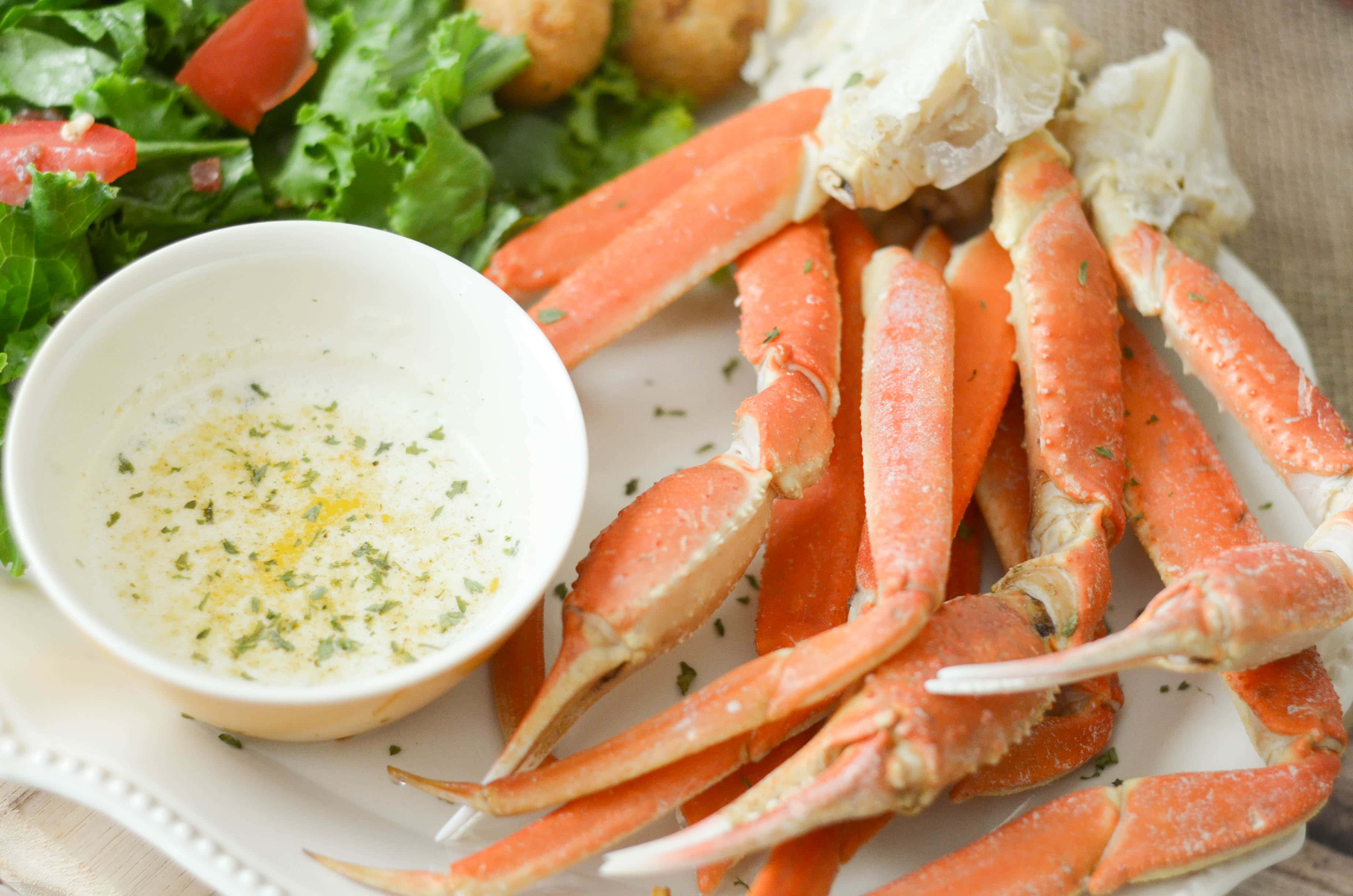 Snow Crab Legs with Garlic Butter Mommy Hates Cooking