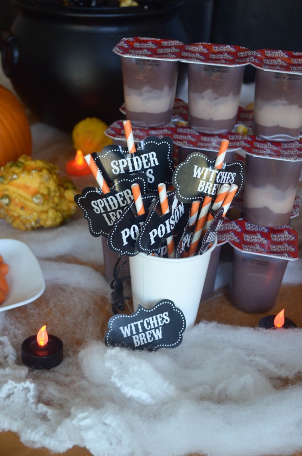 Spooky Snack Pack Halloween Party #SnackPackMixins #ad