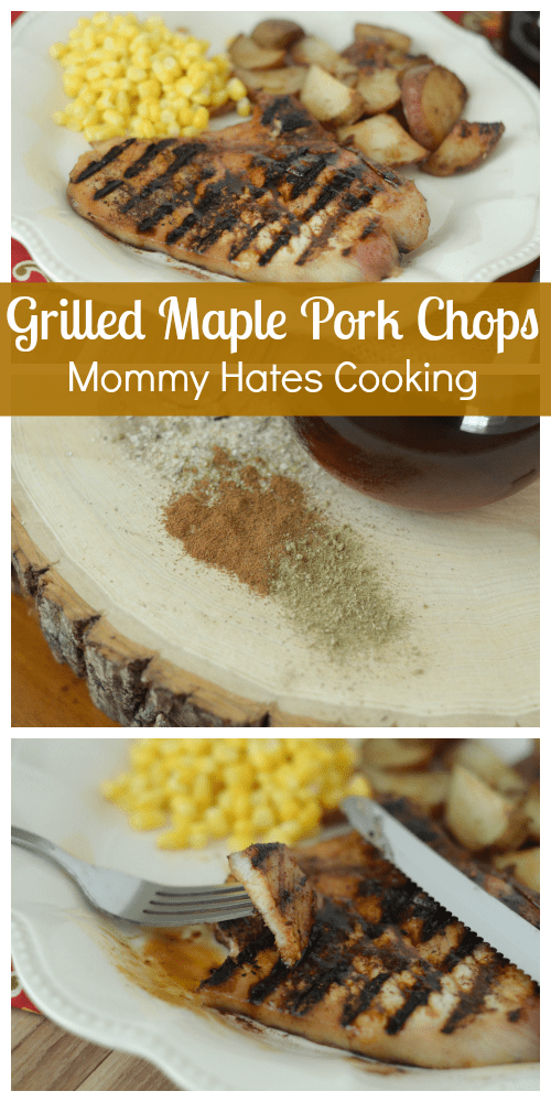 Grilled Maple Pork Chops #SmithfieldPork {ad} 