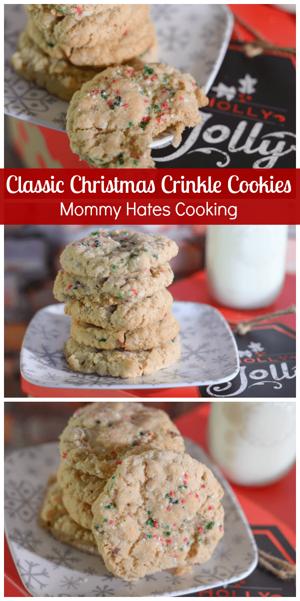 Classic Christmas Crinkle Cookies #GreatDay {ad} 