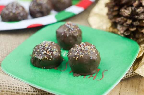 Chocolate Peanut Butter Truffles - The perfect Gluten-Free Truffles! #SkippyYippee #ad 
