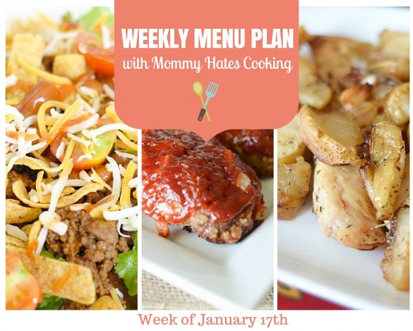 Weekly Menu Plan - Week of 1/17