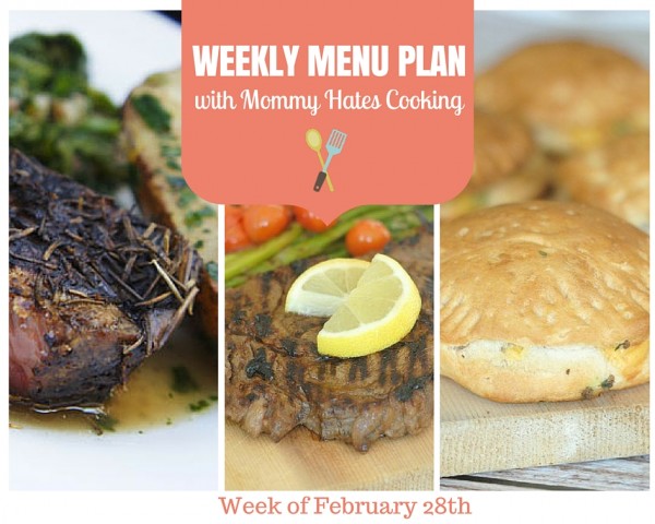 Weekly Menu Plan - Week of February 28th