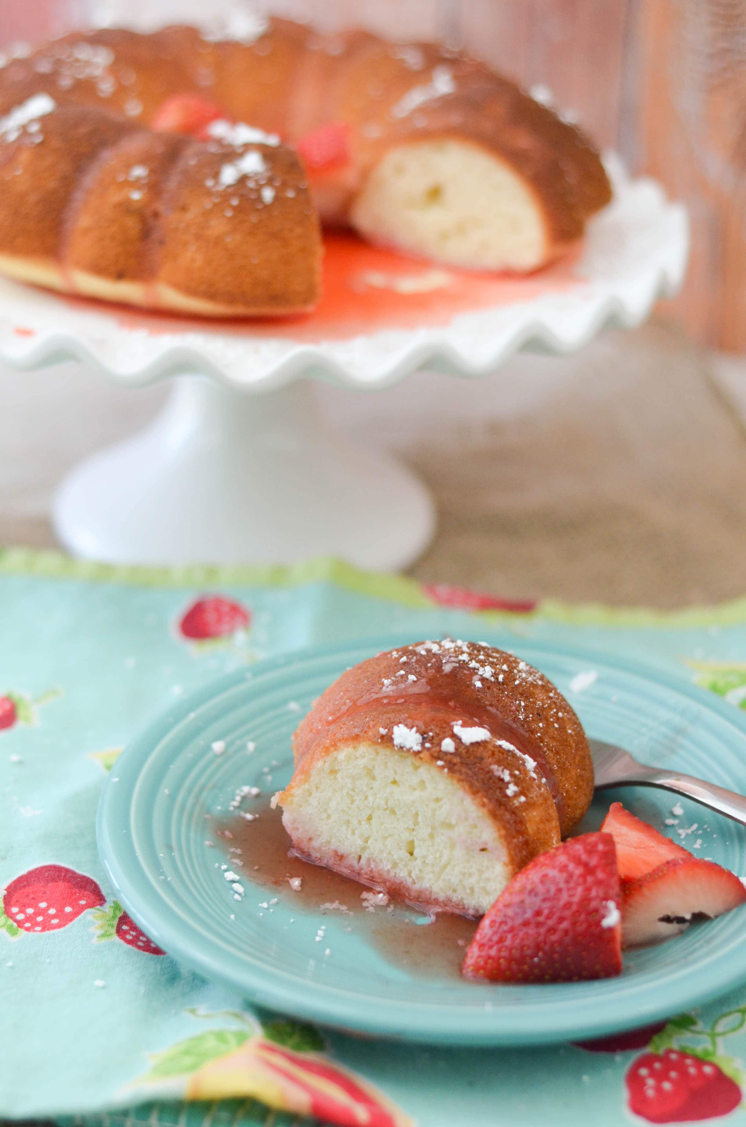 how to make strawberry sauce for angel food cake