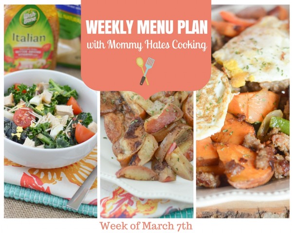 Weekly Menu Plan - Week of March 7th