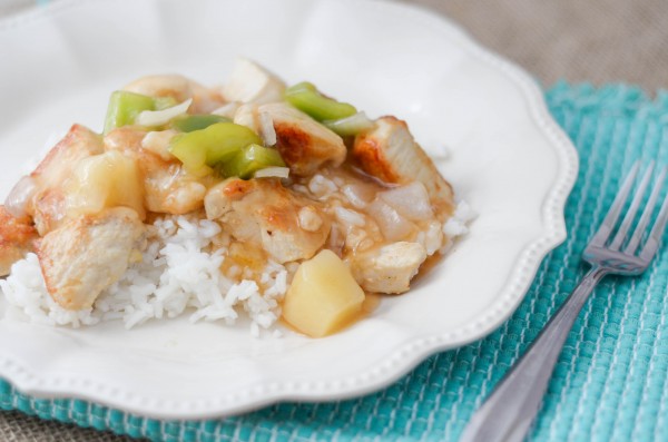 Sweet & Sour Chicken - I show you how easy it is to make sweet and sour chicken in a better for you way!