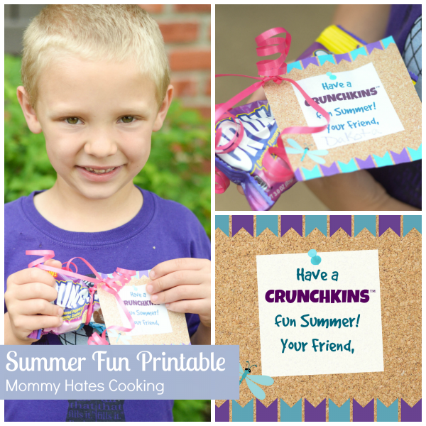 Summer Fun with Crunchkins™ Dessert Poppers Printable @CrunchkinsCandy #CrunchkinsCandy #Sponsored