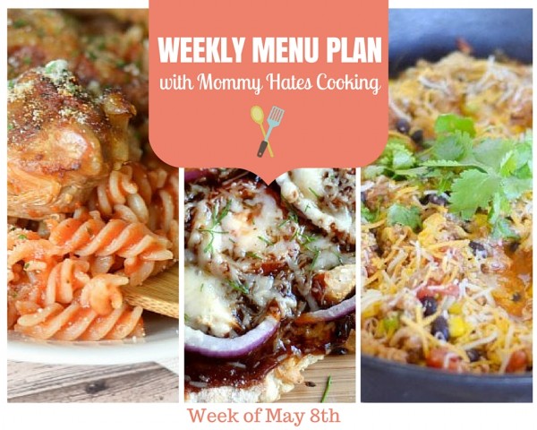 Menu Plan Monday - Week of May 8th