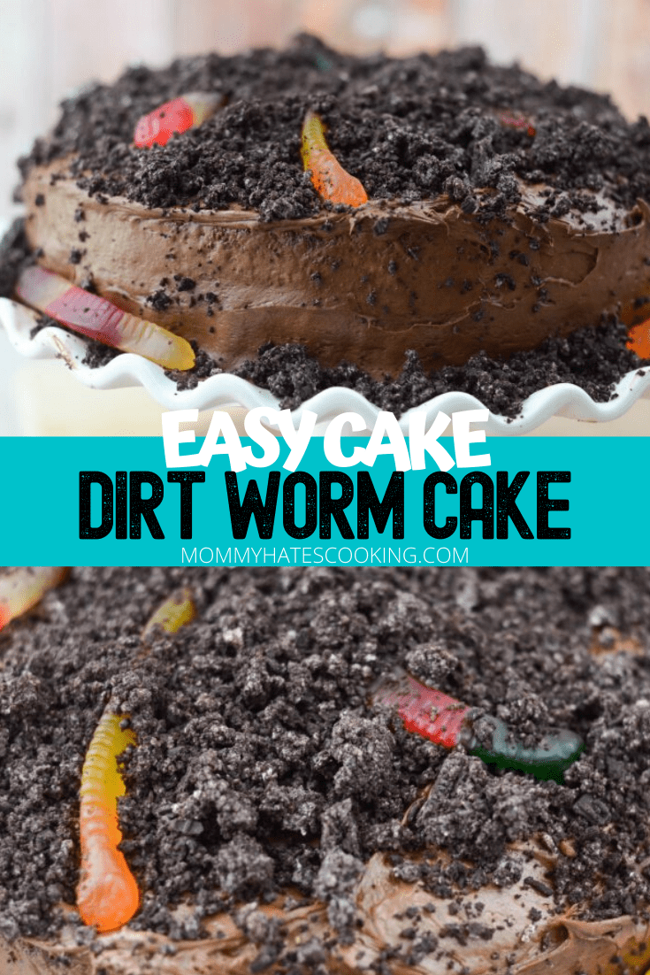 Dirt Worm Cake - Mommy Hates Cooking