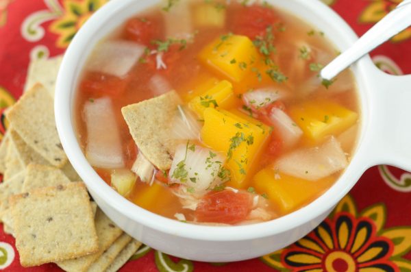 Slow Cooker Chicken & Vegetable Soup