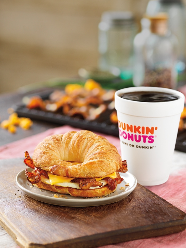 Breakfast-to-Go with Dunkin' Donuts