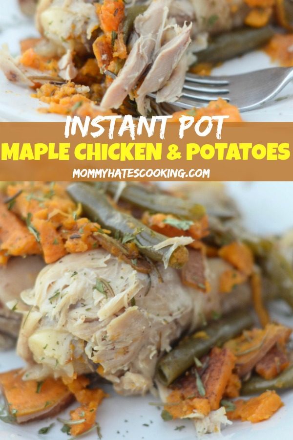 Instant Pot Maple Chicken & Sweet Potatoes