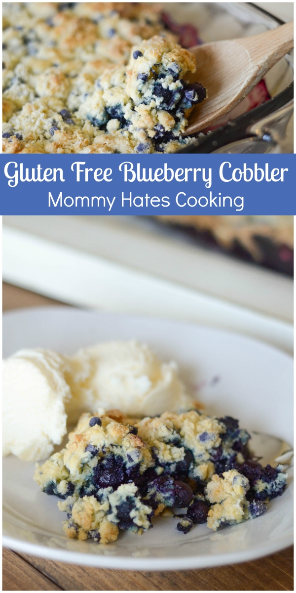 Gluten Free Blueberry Crumb Cobbler