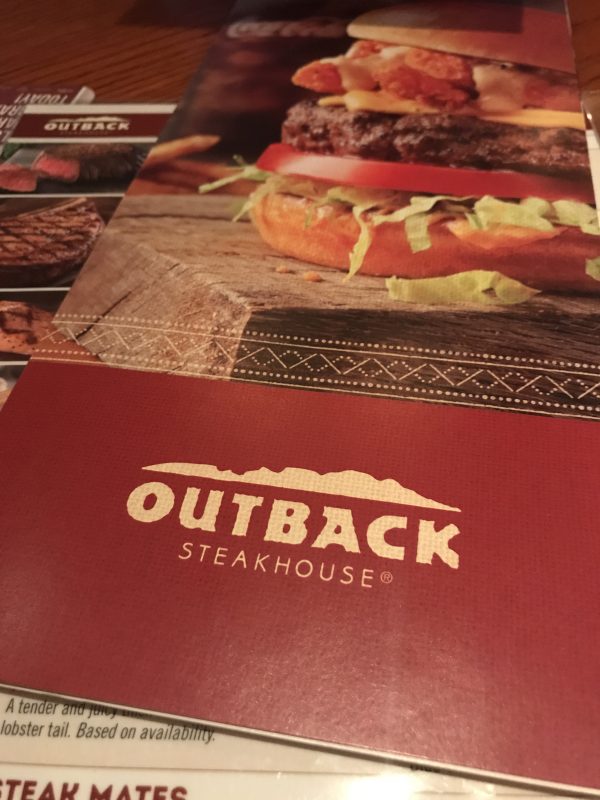 Mother's Day Treat at Outback Steakhouse