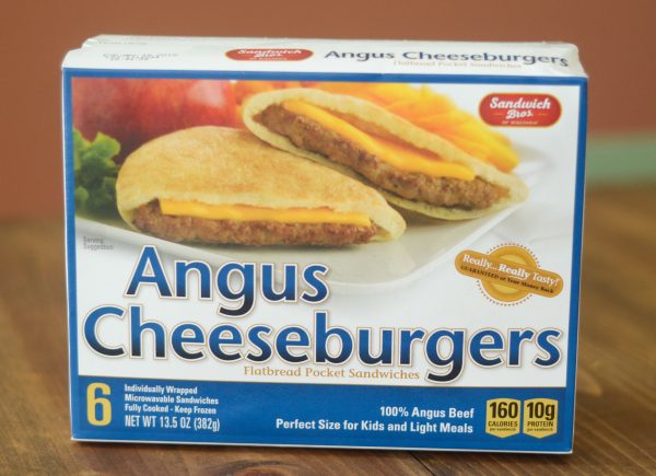 Angus Cheeseburgers & Garlic Chili Potato Chips