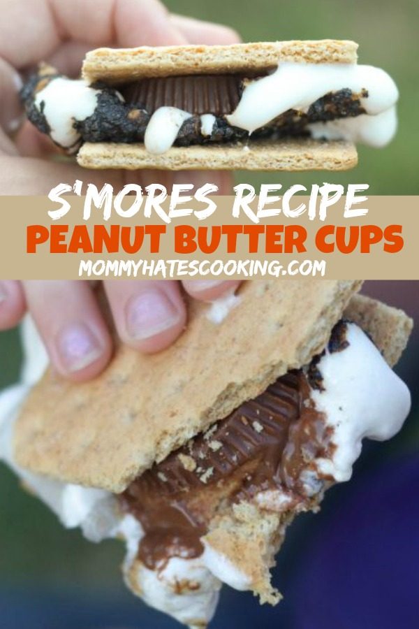 Peanut Butter Cup S'mores for Pinterest
