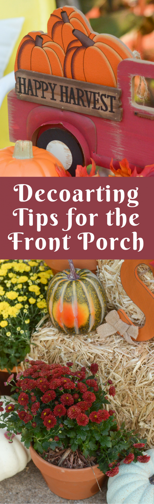 Decorating Tips for a Fall Front Porch #AtHomeStores #AtHomeFinds #sponsored