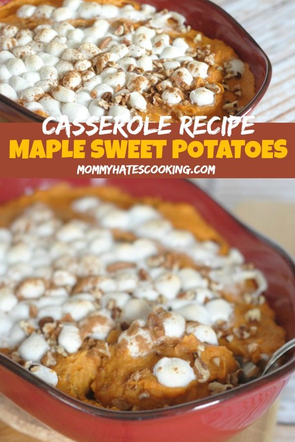Maple Sweet Potato Casserole