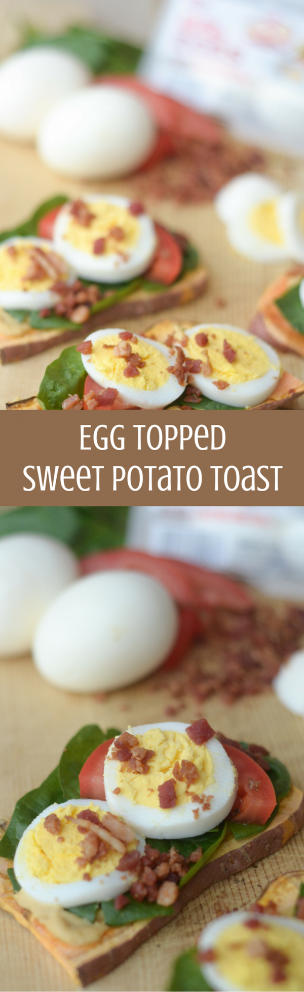 Egg Topped Sweet Potato Toast