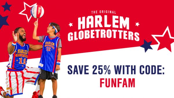 25% Off Tickets for the Harlem Globetrotters
