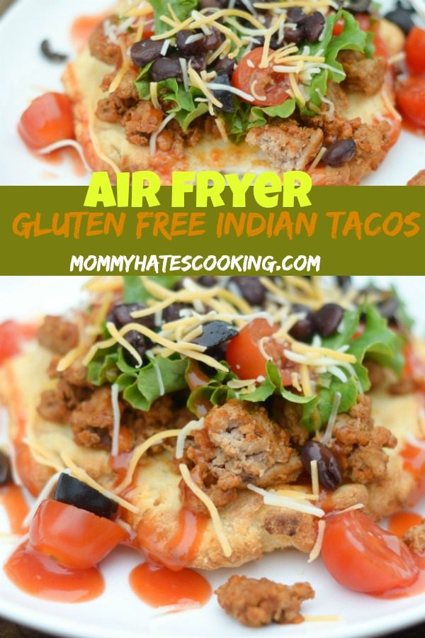 Gluten Free Air Fryer Indian Tacos #GlutenFree #AirFryer 