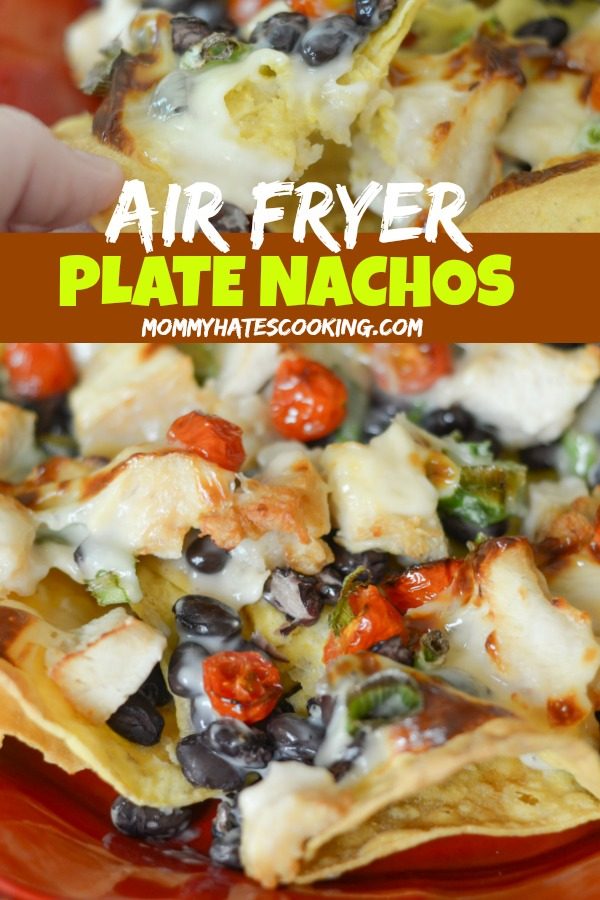 Air Fryer Plate Nachos