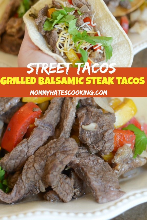 Grilled Balsamic Steak Street Tacos