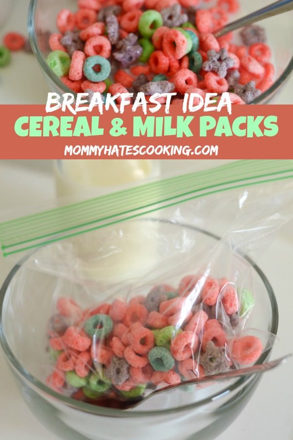 CEREAL & MILK PACKS - GREAT FOR GOING BACK TO SCHOOL AND MAKING BREAKFAST EASY!