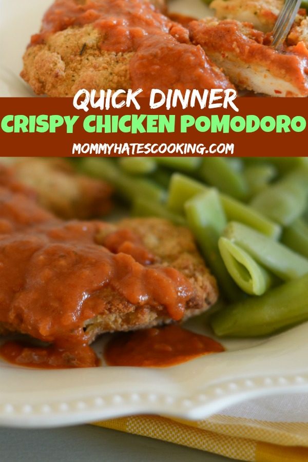 Crispy Chicken Pomodoro