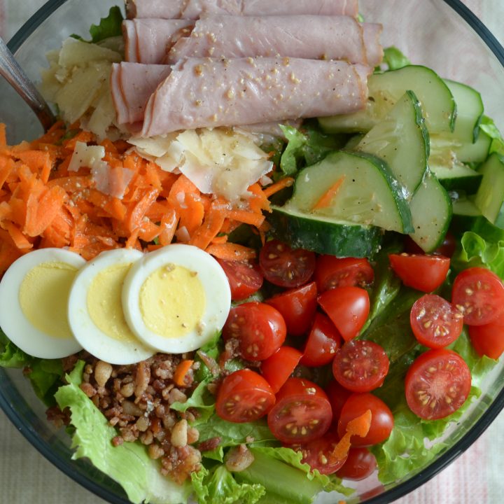 Chef Salad with Homemade Dressing