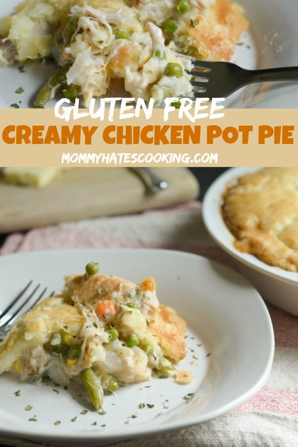 Gluten Free Creamy Chicken Pot Pie