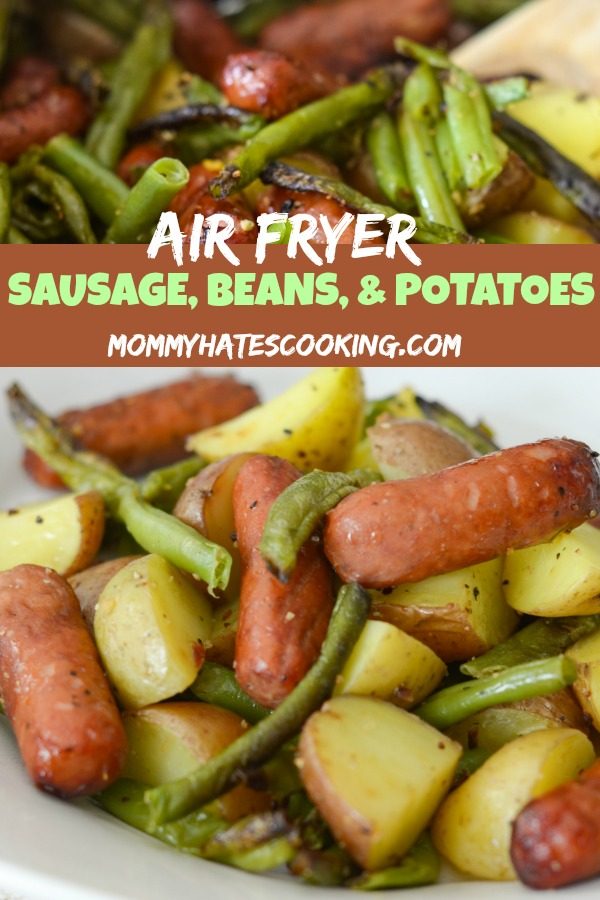 Air Fryer Sausage, Beans, & Potato Hash