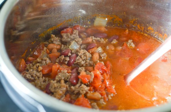 Instant Pot Hearty Bean Chili