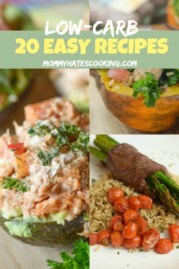 20 Easy Low-Carb Recipes