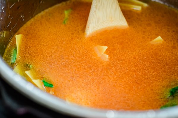 Ninja Foodi Lasagna Soup 