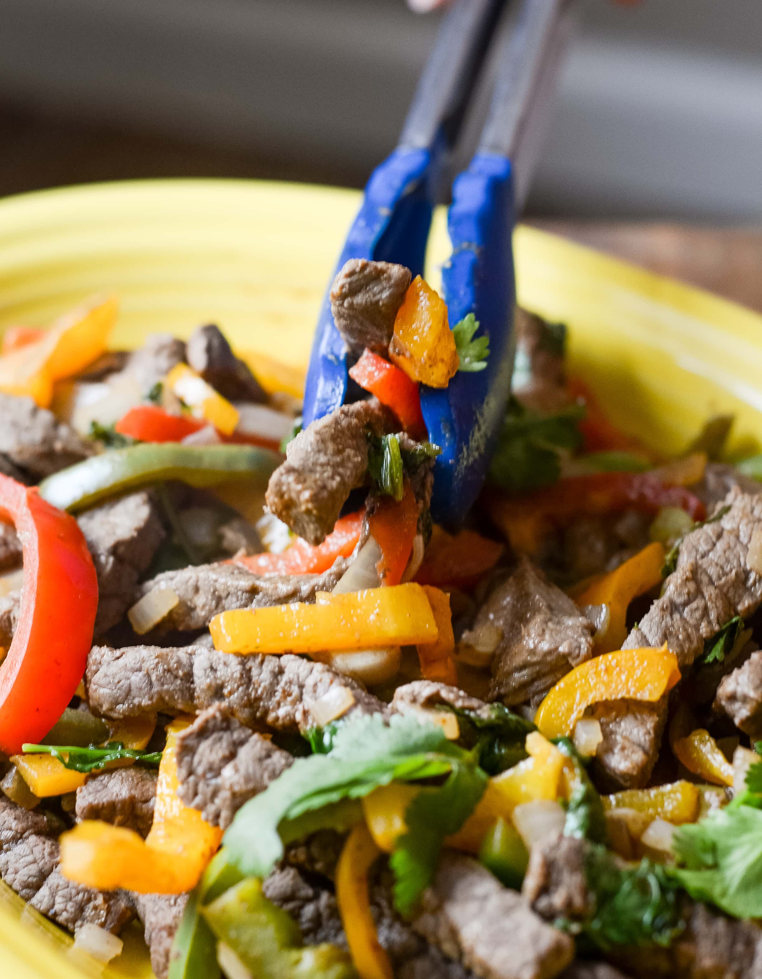 GlutenFree Skillet Beef Fajitas Mommy Hates Cooking
