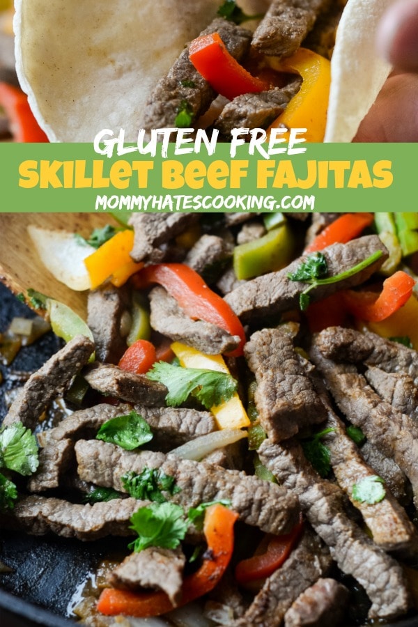 GlutenFree Skillet Beef Fajitas Mommy Hates Cooking
