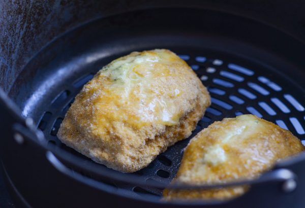 Air Fryer Broccoli & Cheese Stuffed Chicken Breast