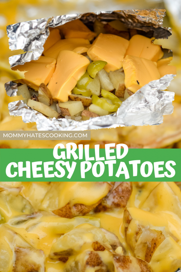 grilled cheesy potatoes