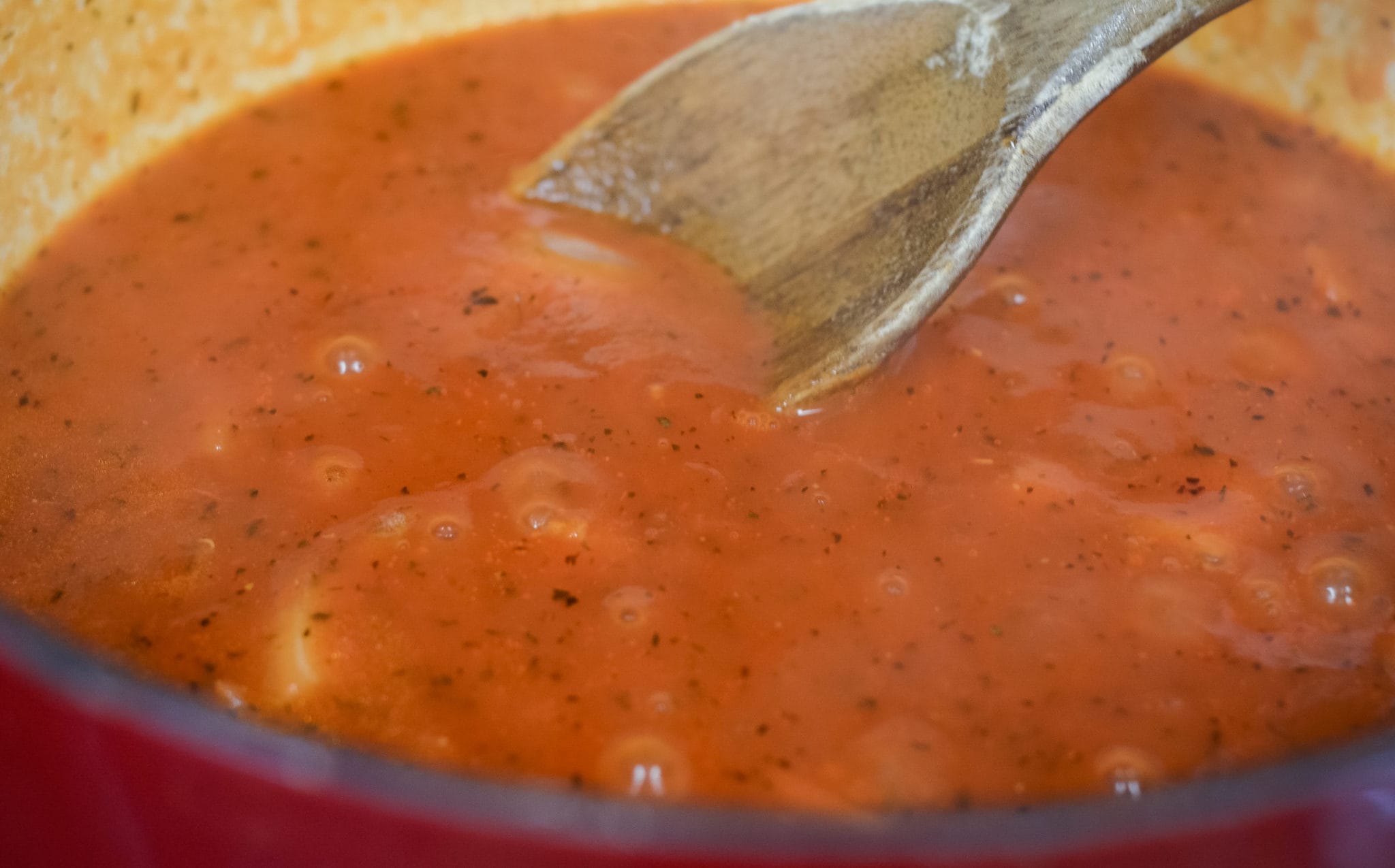 Creamy Tomato Florentine Soup - Mommy Hates Cooking