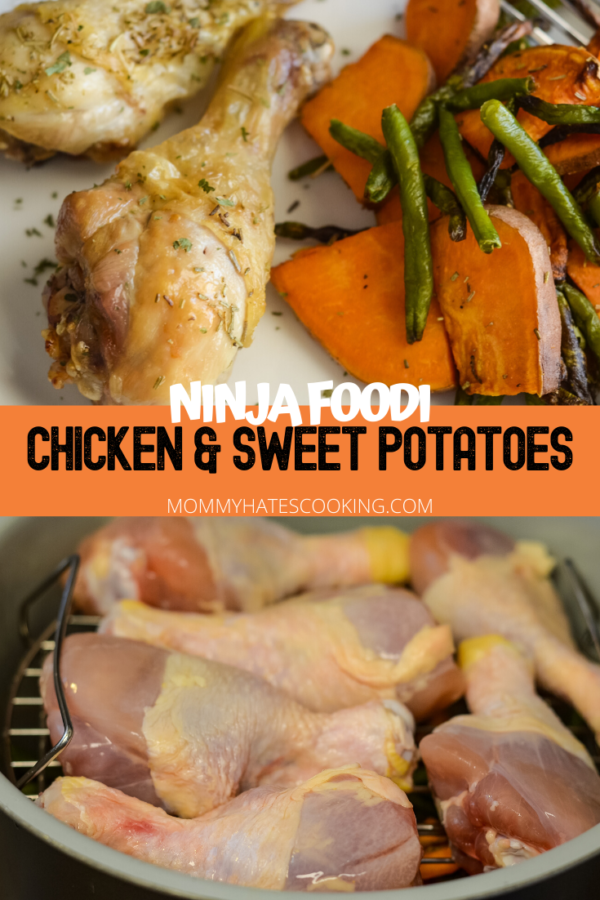 Ninja Foodi Chicken Legs with Vegetables