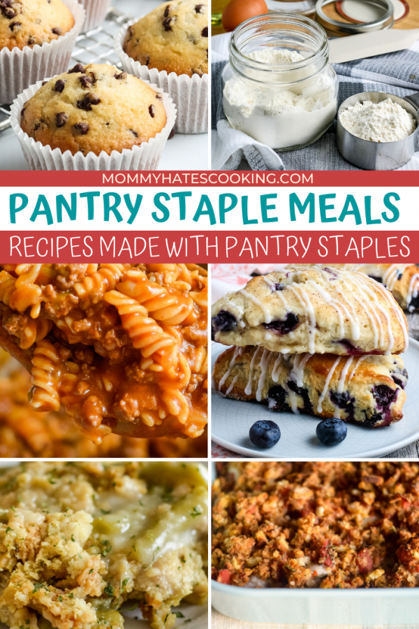 RECIPES WITH PANTRY STAPLES