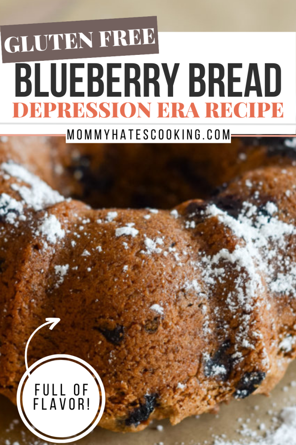 gluten free blueberry bread