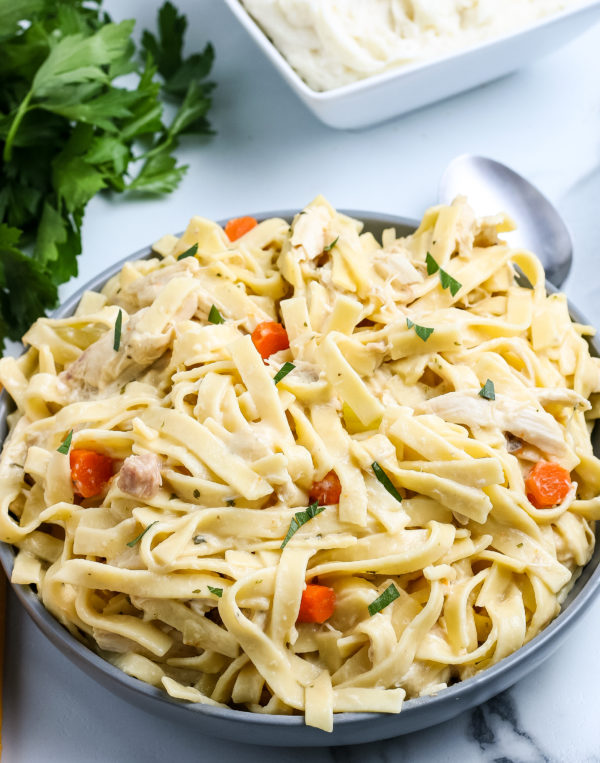 Homemade Creamy Chicken and Noodles