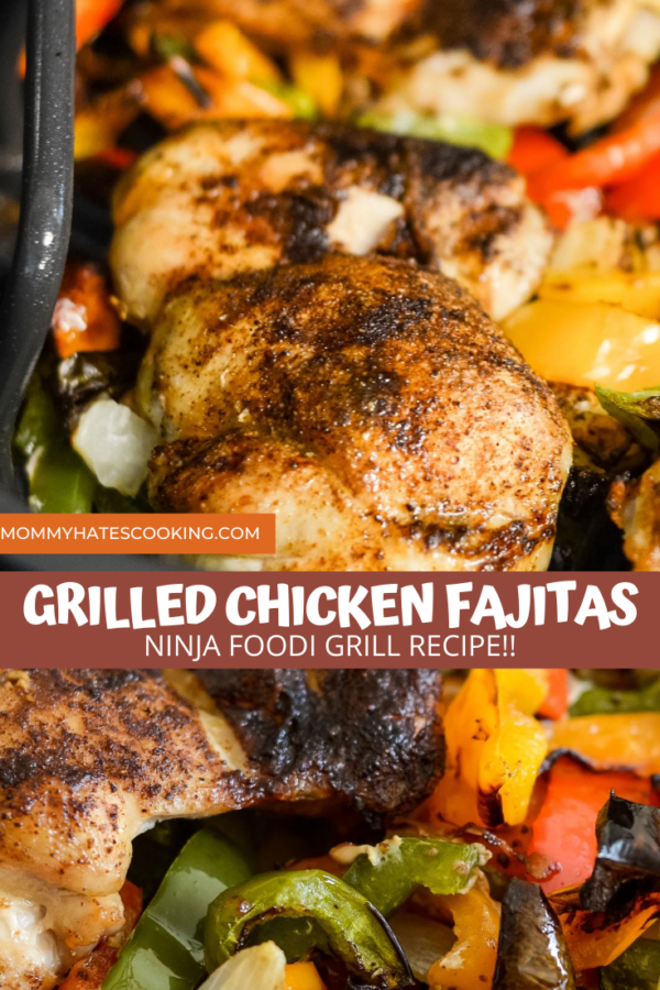 Grilled Chicken Fajitas in Ninja Foodi Grill