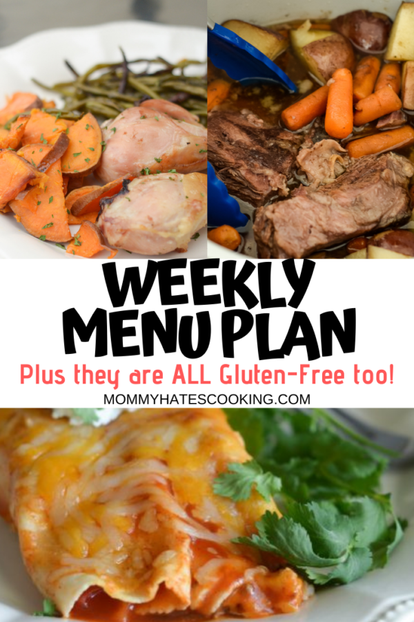 weekly menu plan