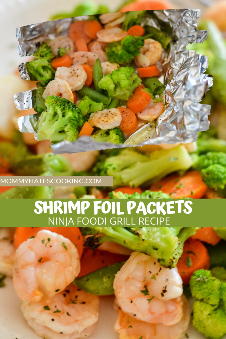 Ninja Foodi Grilled Shrimp Foil Packs Mommy Hates Cooking